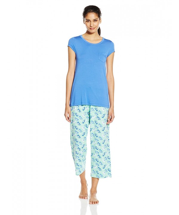 Jockey Womens Sleeve Pajama Elephants