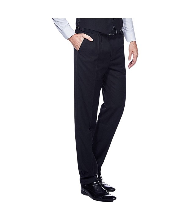 YIMANIE Wrinkle Free Casual Stretch Tapered