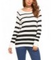 Billti Womens Sweater Striped Pullover