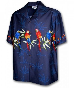 Cotton Hawaiian Shirts Parrot 440 3636