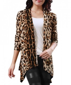 Allegra Leopard Sleeve Boyfriend Cardigan