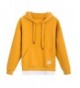 ForeMode Hoodies Hooded Sweatshirt Yellow