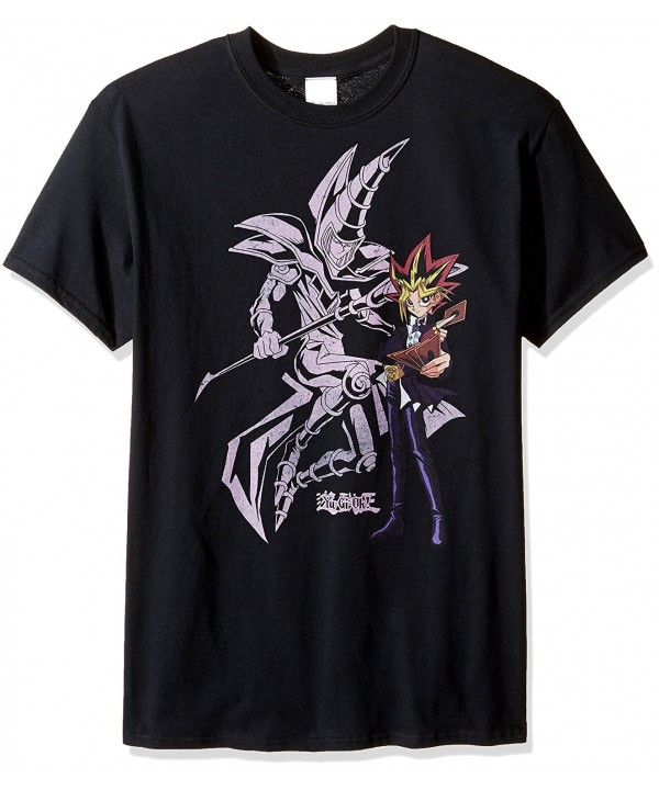 Yu Gi Oh Mens magician T Shirt Black