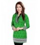 TrendyFashionMall Printed Green Multi Tunics