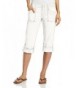 Aventura Womens Arden Capri White