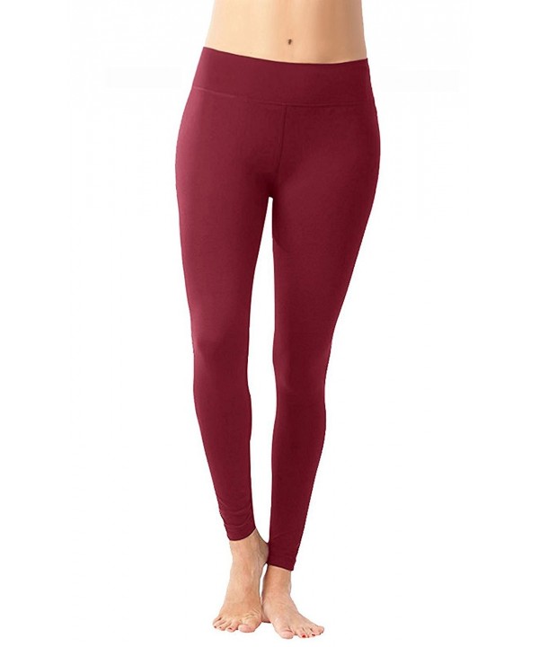 red yoga leggings