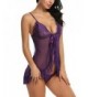 SimpleFun Babydoll Lingerie Nightgown Chemise