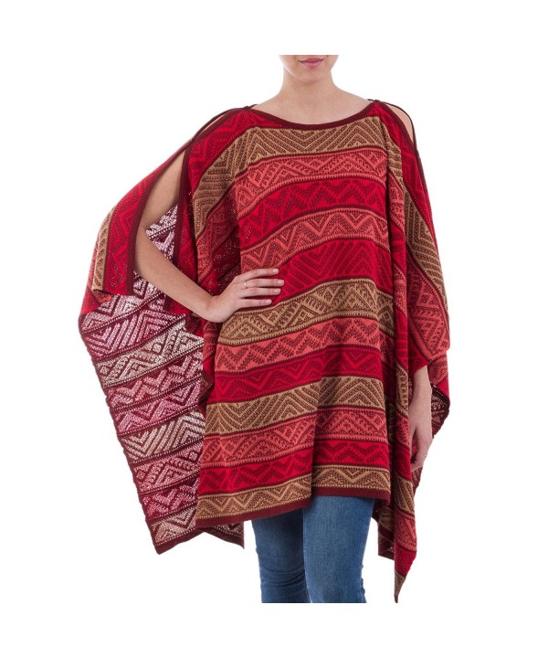 NOVICA Textured Knitted Peruvian Heritage