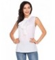 FANEO Womens Summer Sleeveless Blouse