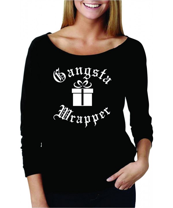 Gangsta Wrapper Raglan Christmas 4 Sleeve