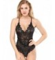 Women Babydoll Lingerie Bodysuit NightwearBlack