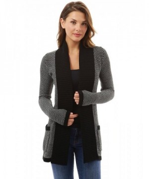 PattyBoutik Womens Marled Sweater Cardigan