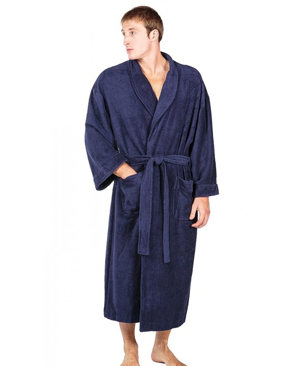 Mens Luxury Terry Cloth Bathrobe