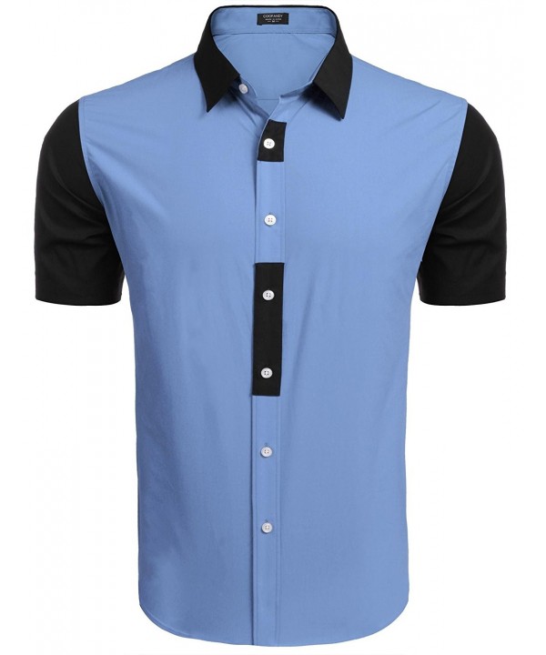 mens short sleeve button down dress shirts