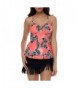 HOOYON Womens Printed Tankini Bathing