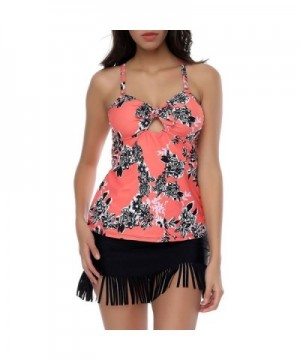 HOOYON Womens Printed Tankini Bathing