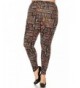 Womens Plus Tribal Printed Legging