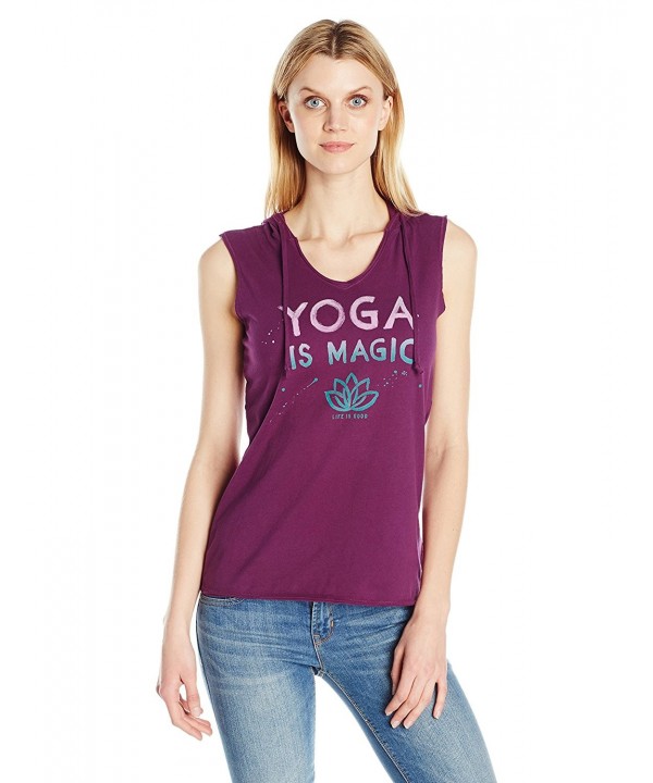 Life Womens Magic Sleeveless Hoodie