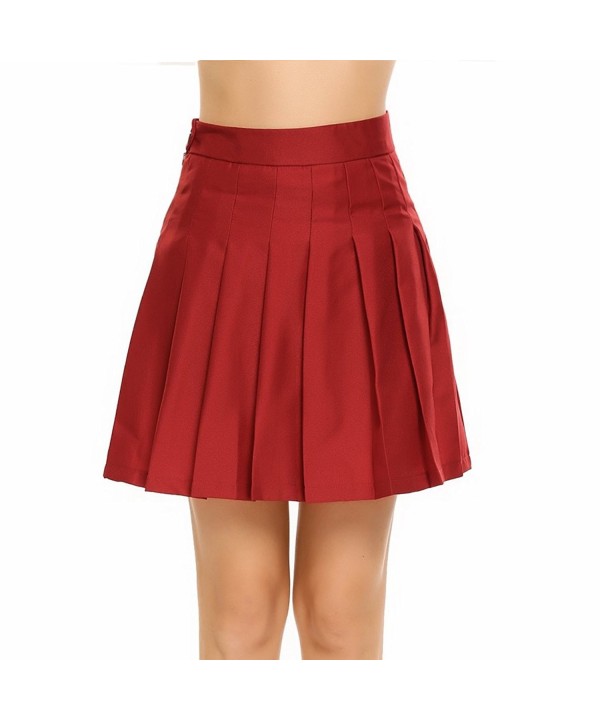 Girls Women Pleated Mini Skirt Sports High Waist Underpants Tennis ...