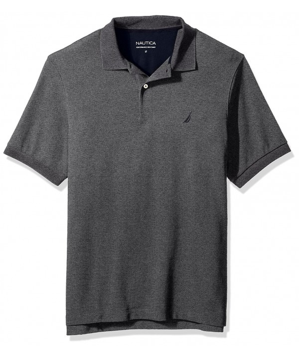 Nautica Solid Shirt Charcoal Heather