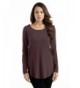 Brown Shirt Women Modal Sleeve