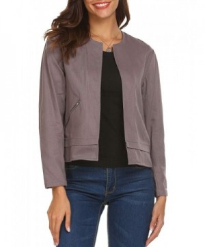 Soteer Sleeve Zipper Casual Cardigan