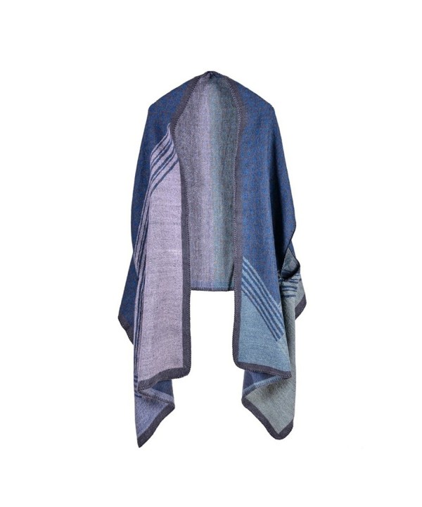 Bakerdani Womens Color Poncho Cardigan