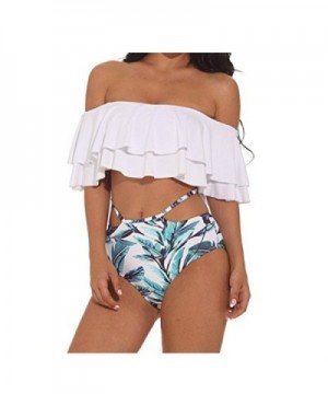 Marosoniy Shoulder Swimsuit Ruffled Flounce