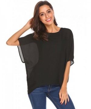 Yhlovg Casual Pullover Chiffon Blouse