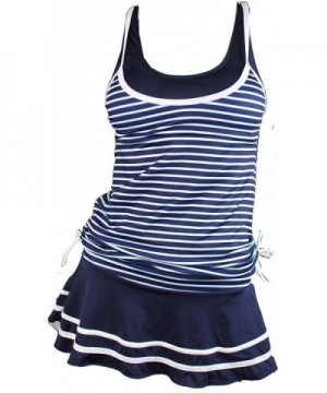 MiYang Womens Tankini Striped Vintage