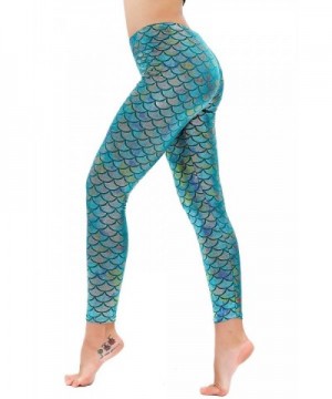 Diamond keep Mermaid Printing Leggings