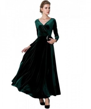 Medeshe Womens Emerald Christmas Velvet