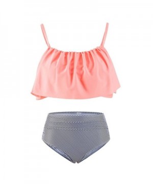 Lemef Falbala High Waisted Shoulder Swimsuit