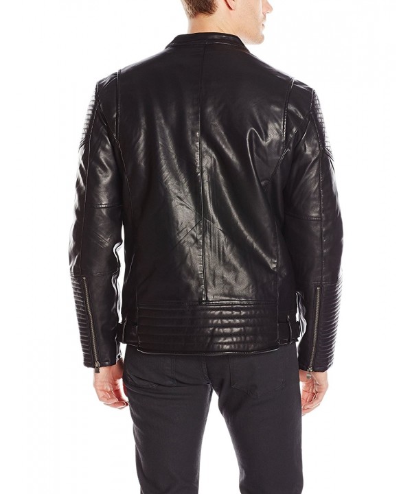 X-Ray Men's Moto Faux Leather Jacket - Black - CS12N600TZZ