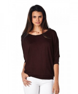 Jubilee Couture Pullover Blouse Brown X Large