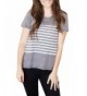Imysty Womens Casual Striped T Shirts