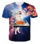 Idgreatim Cosmic Pizza Sleeve T Shirts