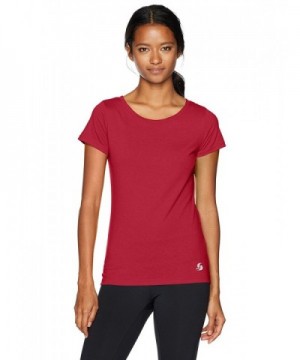 Soffe Womens Juniors Sleeve Cardinal