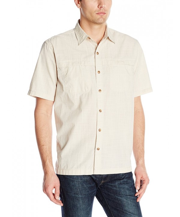 Arrow Short Sleeve Seaside Textured Oyster