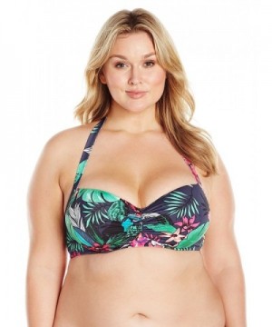 Coastal Blue Swimwear Underwire Shirred Front