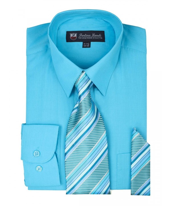 Dress Shirt Set Turquoise 15 15 5 Sleeve
