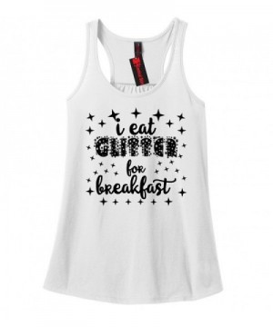 Comical Shirt Ladies Glitter Breakfast