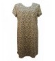 Leopard Print Nightgown Sleep Shirt