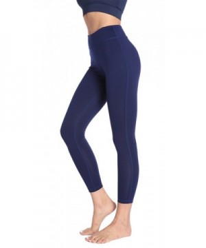 Women's Power Flex Yoga Pants with Pocket Workout Leggings - Navy Blue ...