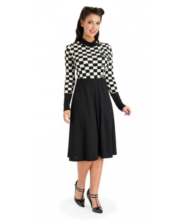 Voodoo Vixen Vintage Rockabilly Checkered