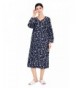 lantisan Cotton Floral Nightgown Caftan