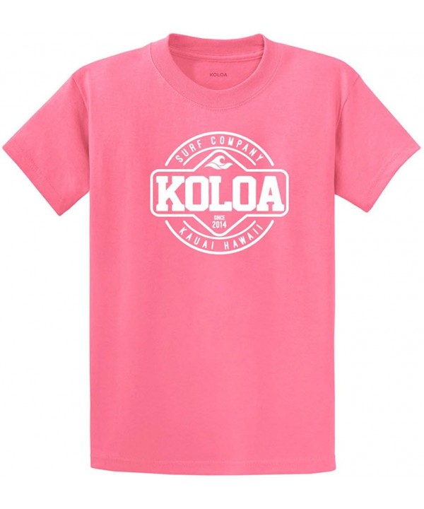 Koloa Custom Heavy Cotton T Shirt candypink