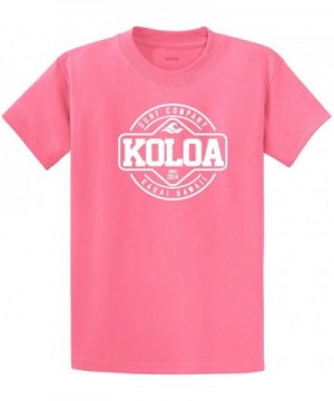 Koloa Custom Heavy Cotton T Shirt candypink