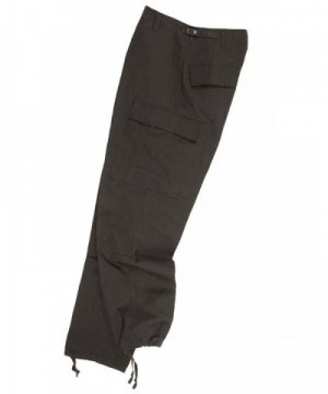 Teesar Mens Trousers Ripstop Black