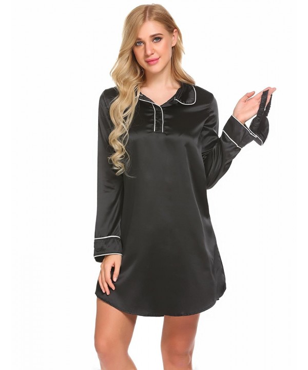 luxilooks Nightshirt Boyfriend Sleepshirt Nightgown